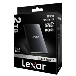 Lexar External Portable SSD Solid State Drive SL500 2TB USB3.2