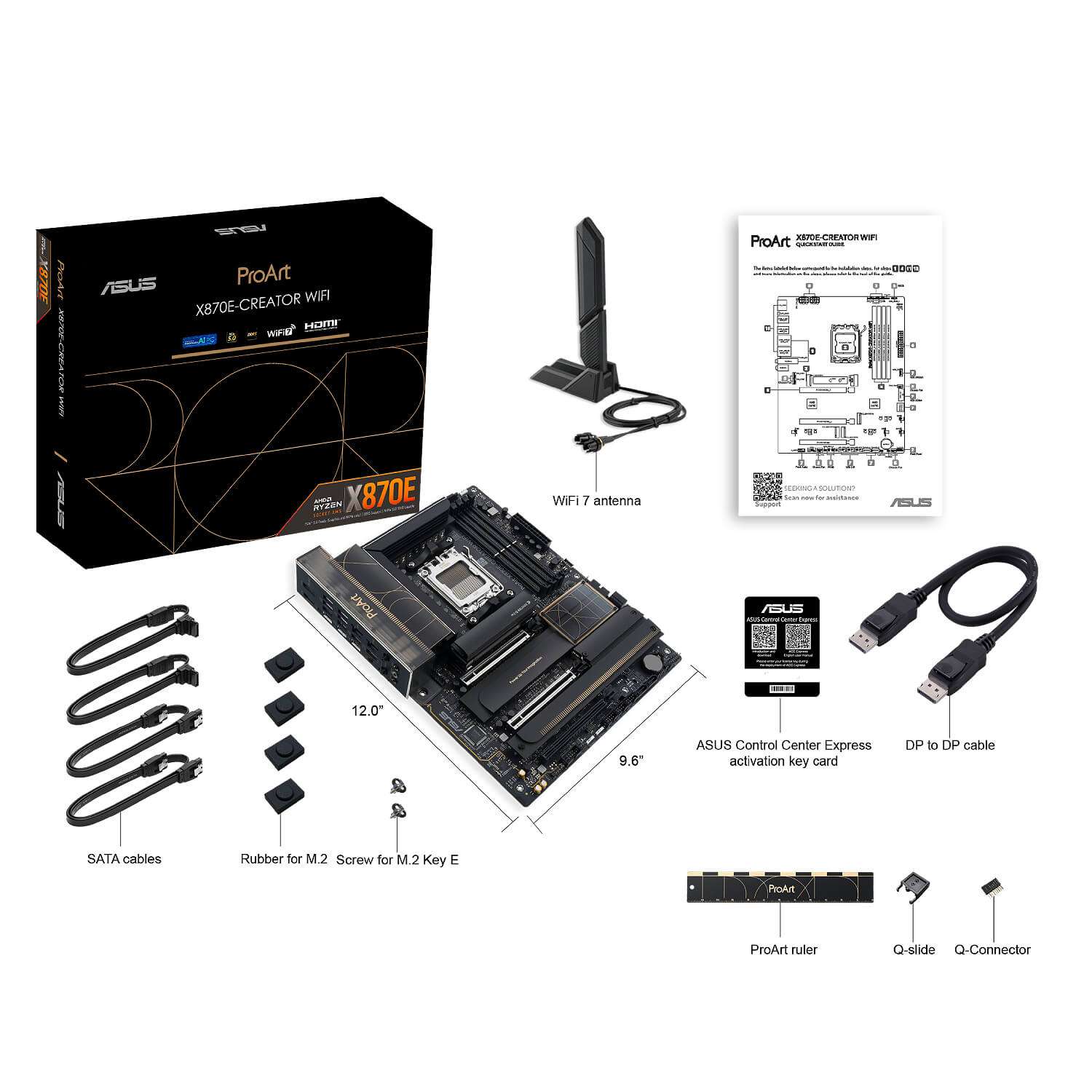 Asus ProArt X870E-CREATOR WiFi AMD AM5 DDR5 ATX SATA3 - Image 4