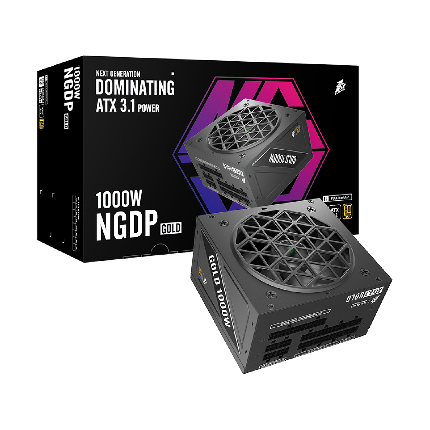 1StPlayer NGDP 1000W ATX 3.1 80+ Gold Power Supply
