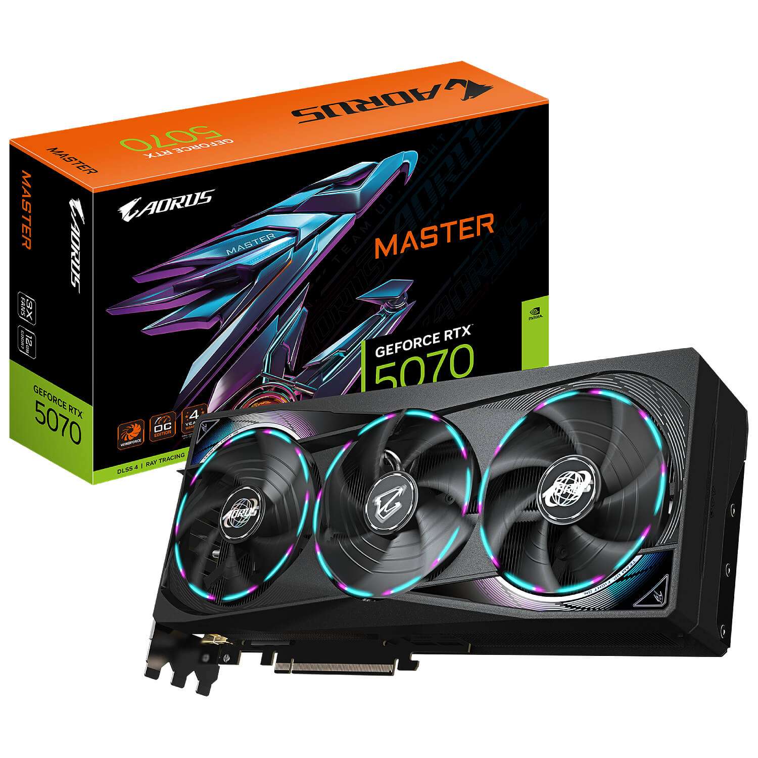 Gigabyte AORUS RTX 5070 MASTER GV-N5070AORUS M-12GD