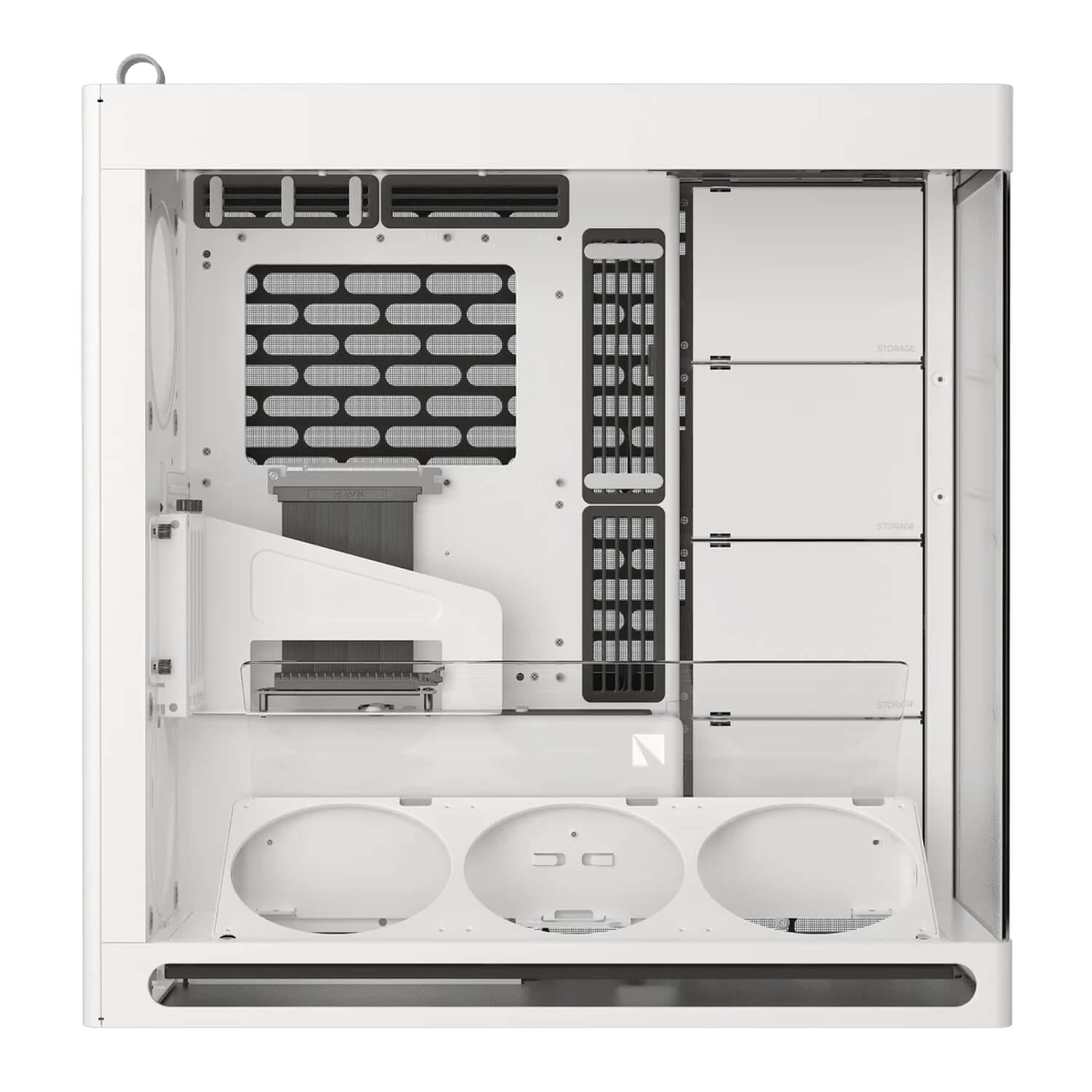HAVN HS 420 VGPU Edition White PC Computer Mid Tower Case - Image 3