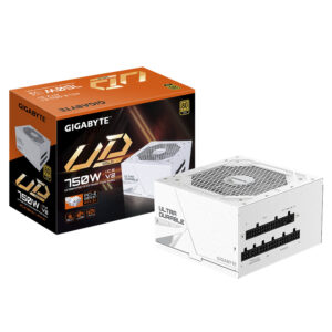 Gigabyte PSU 750W Gold 80+ PCIE 5.1 UD750GM PG5 V2 ICE