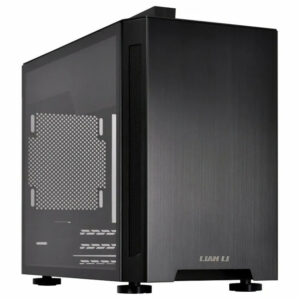 LIAN-LI Mini-ITX PC Computer SFF Case PC-TU150 Aluminum TG Black PC-TU150WX