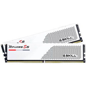 G.Skill DDR5 64GB (2x32GB) 6000 CL30 Ripjaws S5 White