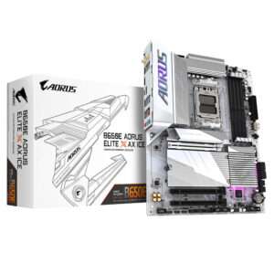 Gigabyte B650E AORUS ELITE X AX ICE Motherboard AM5 ATX