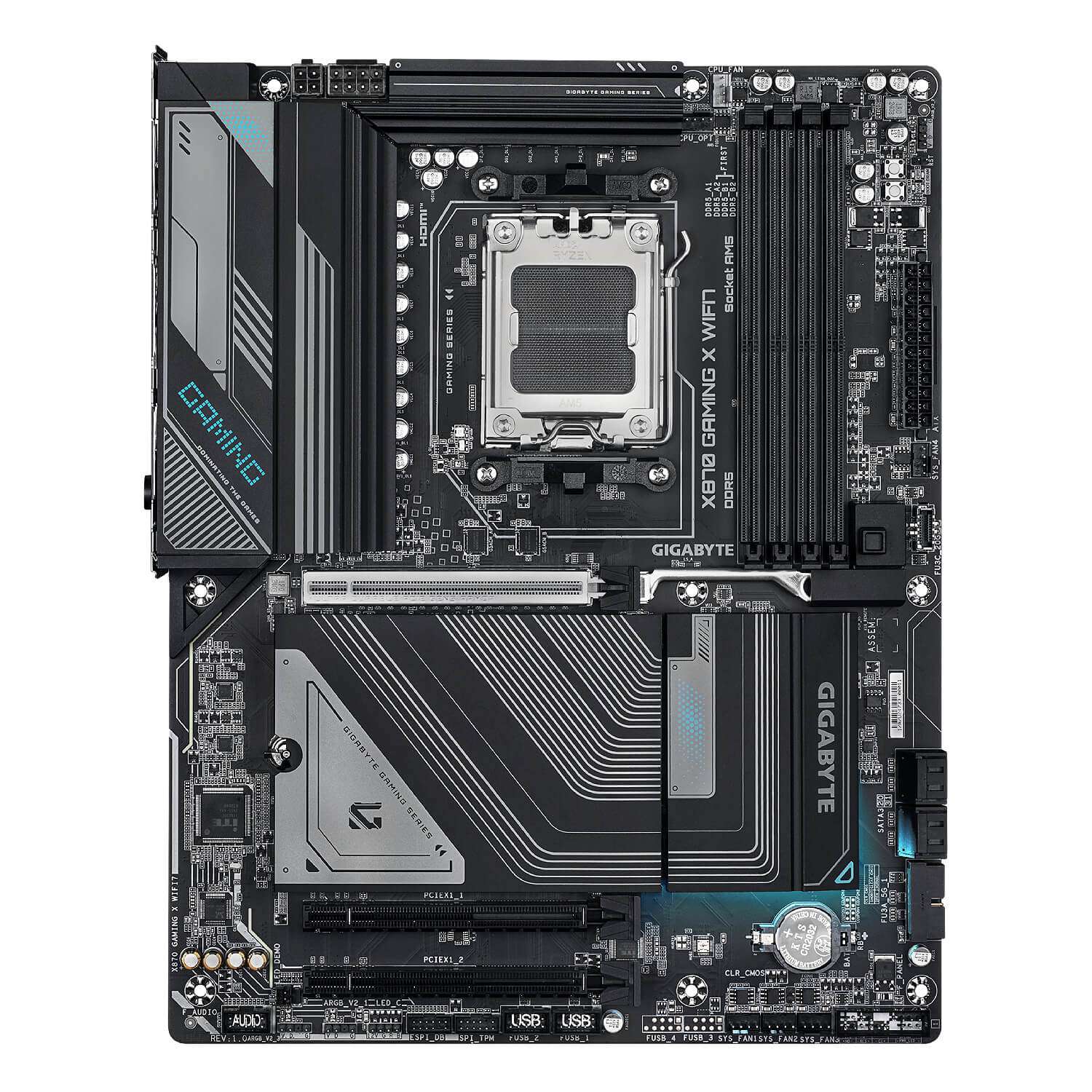 Gigabyte X870 GAMING X WiFi7 AMD AM5 DDR5 ATX SATA3