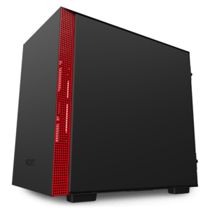 NZXT H210 Matte Black/Red