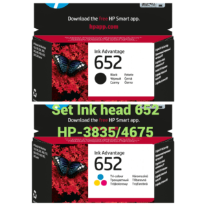 Ink head HP 652 Ink Advantage Combo Pack – Black and Color for HP 3835 / 4675