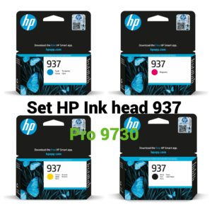 Original HP 937 Ink Cartridge Set - Black, Cyan, Magenta, Yellow