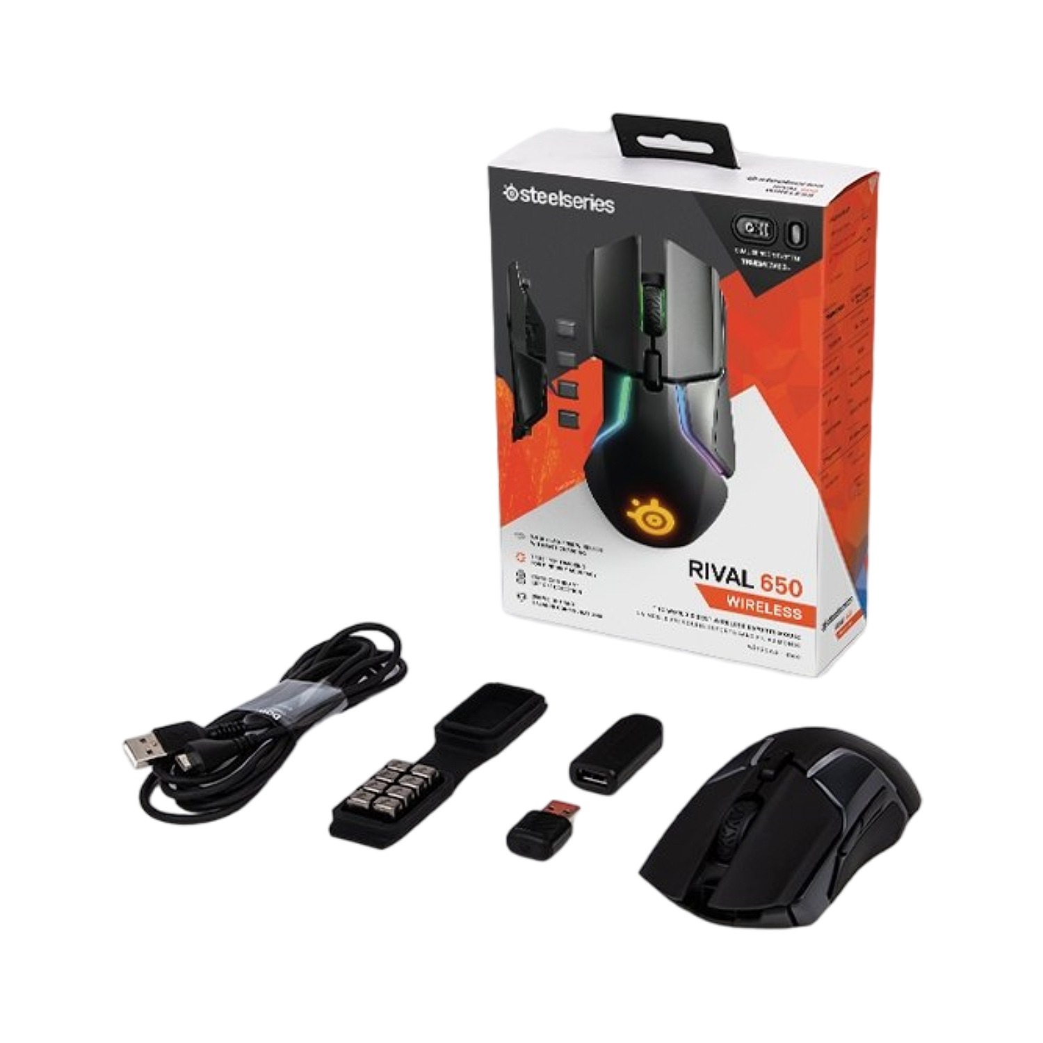 SteelSeries Rival 650 Wireless Gaming Mouse Black