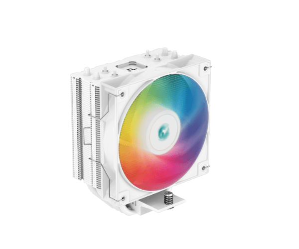 DeepCool AG400 White CPU Air Cooler 220W TDP 150mm RGB Fan LGA1700 AM5 AM4 WHITE