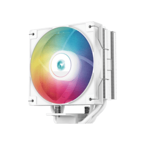 DeepCool AG400 White CPU Air Cooler 220W TDP 150mm RGB Fan LGA1700 AM5 AM4 WHITE