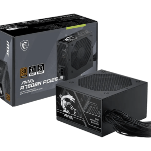 MSI MAG A750BN PCIE5 750W 80+ Bronze ATX 3.1 Power Supply 4711377364317