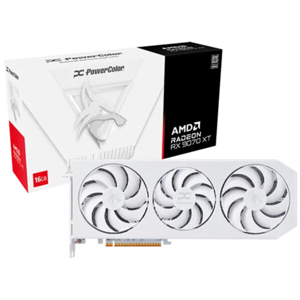 PowerColor Hellhound Spectral RX 9070 XT 16GB RX9070XT16G-LOCWHITE