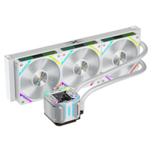 1stPlayer X-360 White CPU Liquid Cooler 360mm ARGB PWM Fan Intel AMD