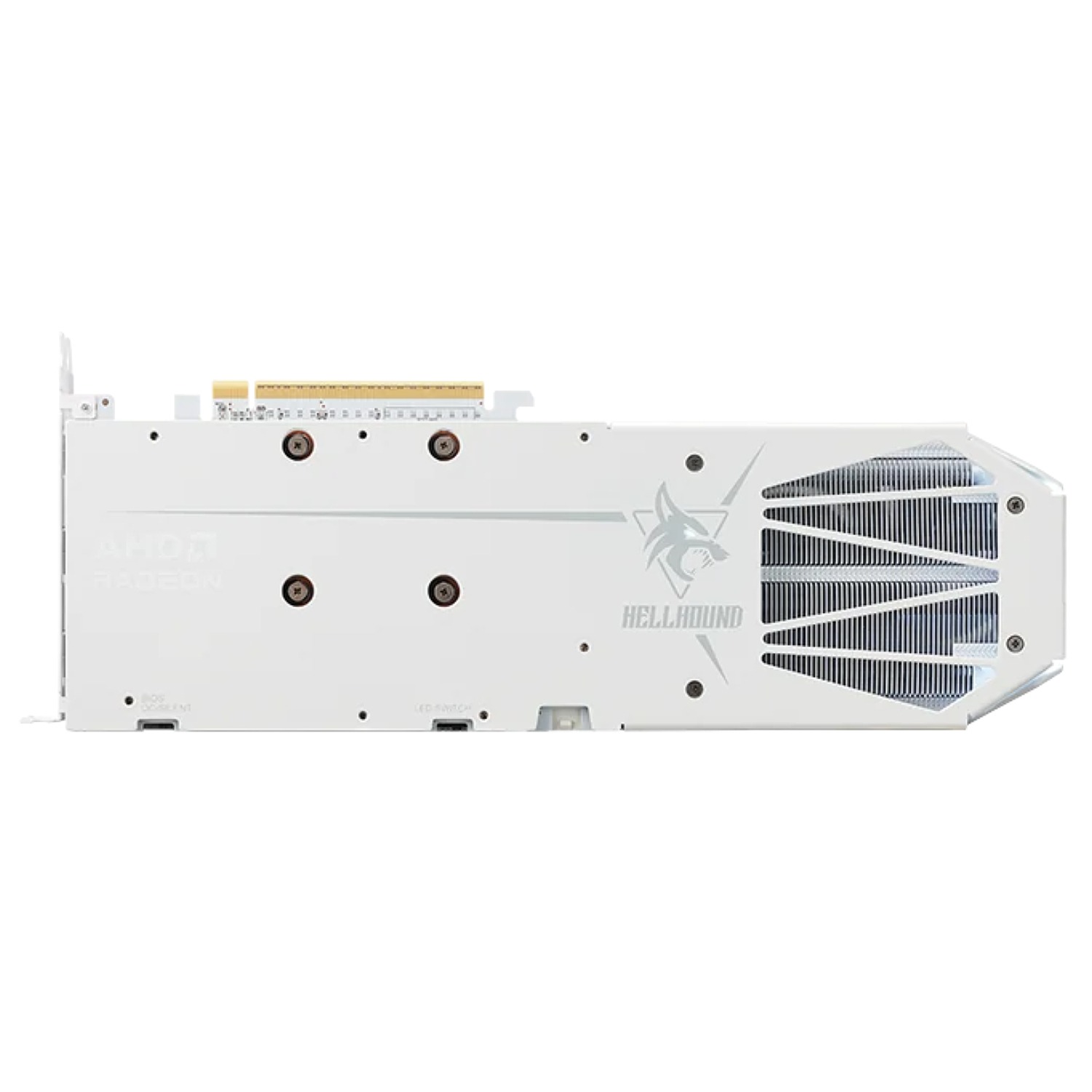 PowerColor Hellhound Spectral White Radeon RX 9060 XT 16GB GDDR6 - Image 2