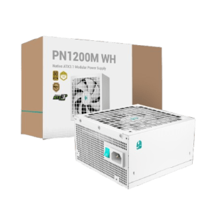 DeepCool PN1200M WH 1200W White ATX 3.1 PCIe 5.1 Fully Modular Power Supply
