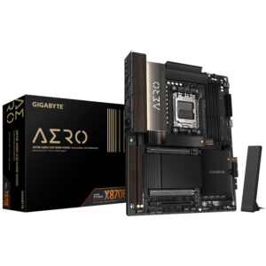 Gigabyte X870E AERO X3D Dark Wood Motherboard AM5 DDR5 PCIe 5.0 WiFi7 ATX