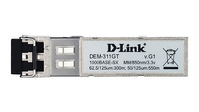 D-LINK Compatible DEM-311GT Multimode 1000Base SX 550M SFP Fiber Transceiver - Image 2