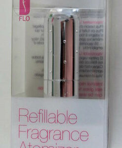 Flo Refillable Fragrance Atomiser Travel Perfume Bottle CRYSTAL SILVER 4.7ml