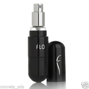 Flo Refillable Fragrance Atomizer Travel Perfume Bottle BLACK 5ml 0.17oz