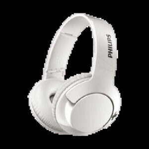 Philips SHB3175WT BASS+ Wireless Bluetooth Over-Ear Headphones White Microphone
