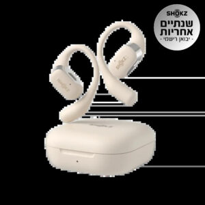 Shokz OpenFit Beige Open-Ear True Wireless Earbuds Bluetooth T910-ST-BG IP54