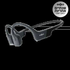 Shokz OpenRun USB-C Black Bone Conduction Open-Ear Sport Headphones S805-ST-BK