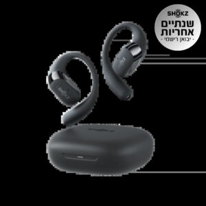 Shokz OpenFit 2+ Black Open-Ear Wireless Earbuds Dolby Audio T921-ST-BK IP55