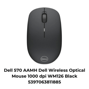 Dell 570 AAMH Dell Wireless Optical Mouse 1000 dpi WM126 Black 5397063811885