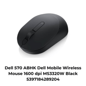 Dell 570 ABHK Dell Mobile Wireless Mouse 1600 dpi MS3320W Black 5397184289204
