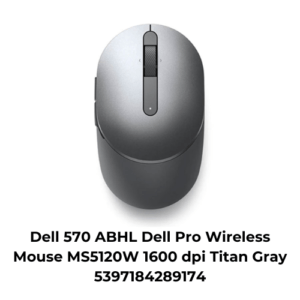 Dell 570 ABHL Dell Pro Wireless Mouse MS5120W 1600 dpi Titan Gray 5397184289174