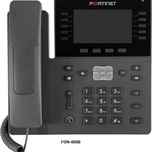 Fortinet FortiFone 480 FON-480B High end IP Phone with 4.3" Color Screen, 45K