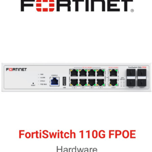 Fortinet FortiSwitch 110G FPOE Layer 2 switch +3 year fortiCare premium license