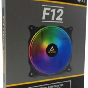 Antec F12 RGB Quiet Cooling Case Fan 120mm 1000RPM