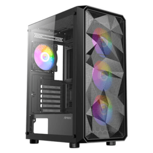 Antec AX83 RGB Elite PC Computer Case ATX Black AX83RGBELITE