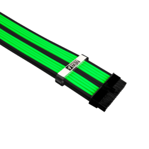 1StPlayer Steampunk 35cm Power Extension Cables Black-Green 6931630205159
