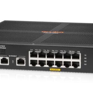 Aruba 6100 12G Class4 PoE 2G/2SFP+ 139W Network Switch Gigabit Ethernet JL679A