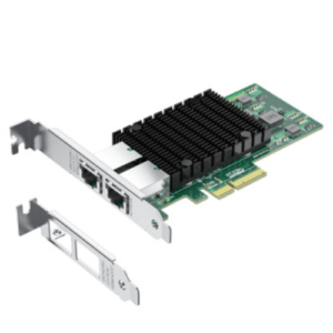 10Gtek 10G Dual LAN (Intel ELX550AT) PCIe x4 Network Adapter Card X550-10G-2T-X4