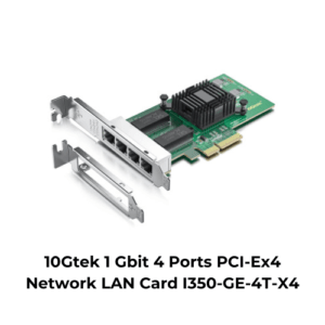 10Gtek 1 Gbit 4 Ports PCI-Ex4 Network LAN Card I350-GE-4T-X4