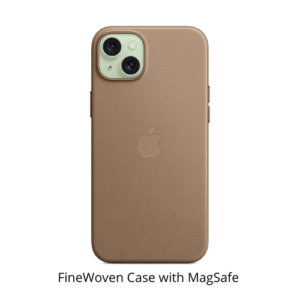 Apple FineWoven Case with MagSafe for iPhone 15 Plus Series Taupe MT473ZM/A