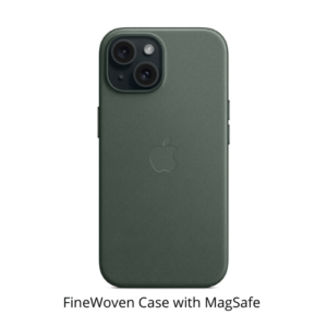 Apple FineWoven Case with MagSafe for iPhone 15 Series Evergreen MT3J3ZM/A