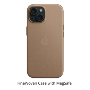 Apple FineWoven Case with MagSafe for iPhone 15 Series Taupe MT3C3ZM/A