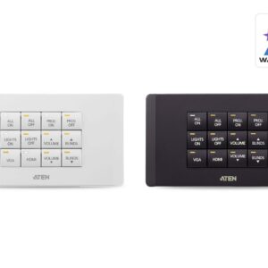 Aten VK112EU ATEN Control System - 12-button Keypad (EU, 2 Gang) RJ-45 Female