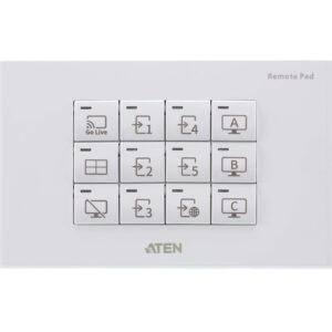 Aten VPK312 12-Key Network Remote Pad (EU, 2 Gang) RJ-45 Female, 10/100Base-T