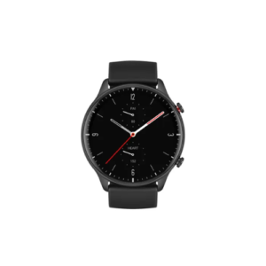 Elegant Amazfit GTR 2 smartwatch in Sport Black Water resistance AMOLED