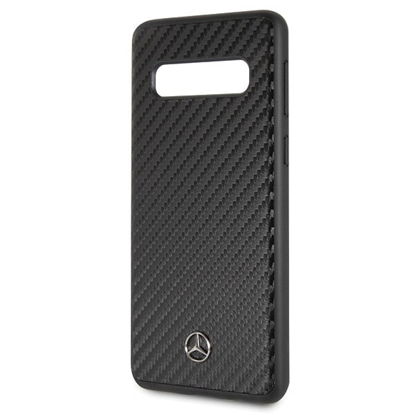 CG MOBIL Galaxy S10 Mercedes-Benz Logo DYNAMIC LINE Carbon Hard Case Black Cover - Image 3