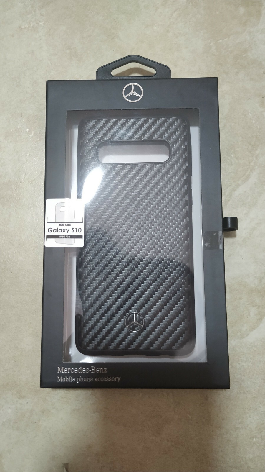 CG MOBIL Galaxy S10 Mercedes-Benz Logo DYNAMIC LINE Carbon Hard Case Black Cover - Image 6
