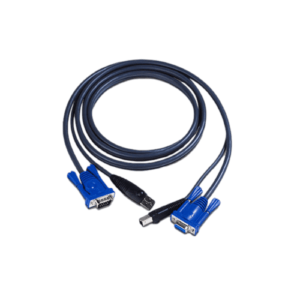 ATEN 2L-5002U 1.8M USB Type A KVM VGA Switches Cable 99366-007-62