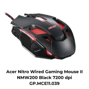 Acer Nitro Wired Gaming Mouse II NMW200 Black 7200 dpi GP.MCE11.039